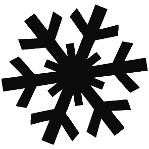Sticker étoile des neiges
